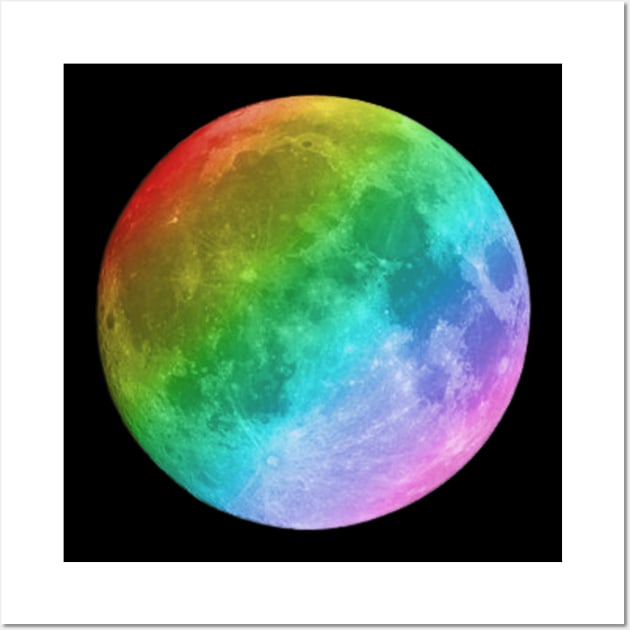 Rainbow Moon Wall Art by Pisces Moon Divination